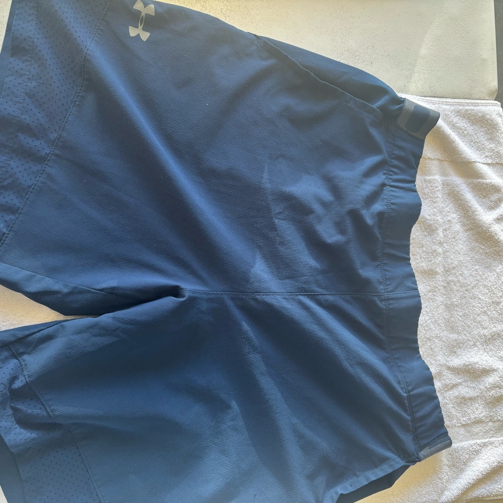 Under Armour Men's Dark Navy Athletic Training Shorts